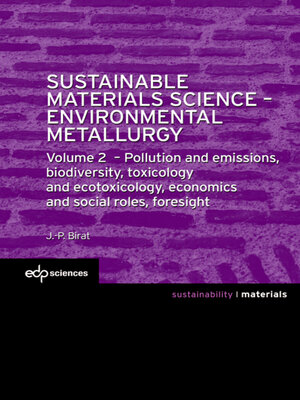 cover image of Sustainable Materials Science--Environmental Metallurgy